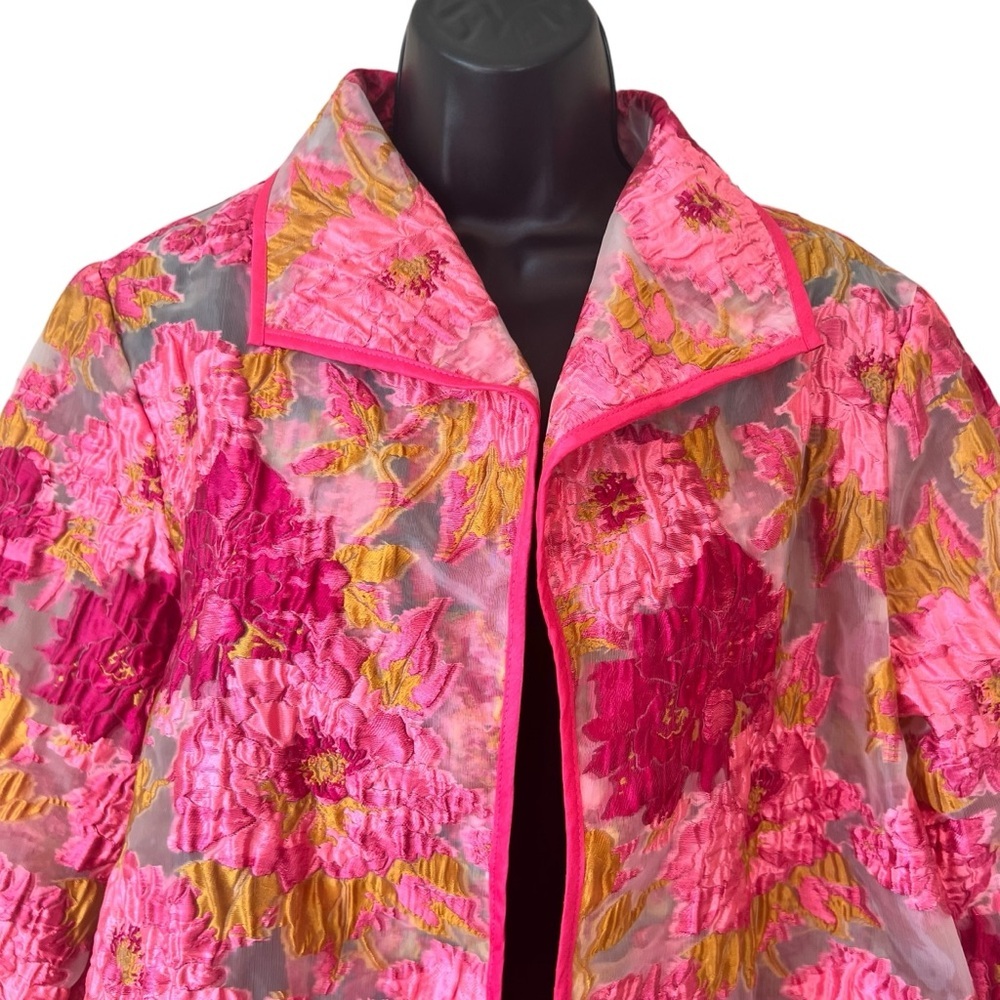 Grace Chuang Floral print lightweight jacket - Picture 3 of 13